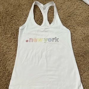 Lululemon tank top - Custom printed from New York